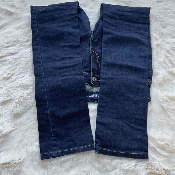 Mini Boden Slim Fit Jeans Dark Wash Denim Adjustable Waist Kids / Girls 14Y - Picture 7 of 9